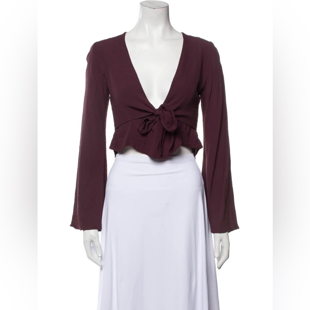 Flynn Skye Plunge Neckline Top